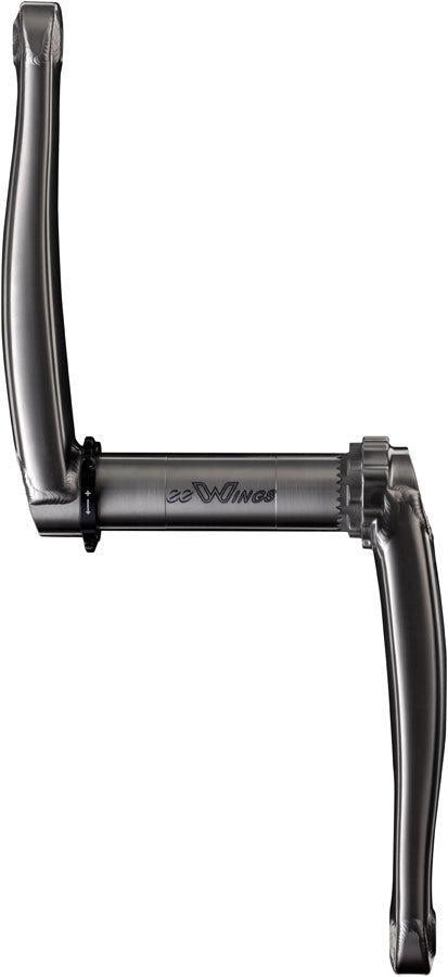 Cane Creek eeWings Mountain Titanium Crankset - 160mm 8-Bolt Direct Mount 30mm Spindle Brushed Titanium