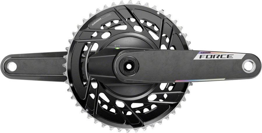 SRAM Force AXS Power Meter Crankset - 175mm 12-Speed 46/33t Thread Mount 8-Bolt PM Spider DUB Spindle Carbon E1