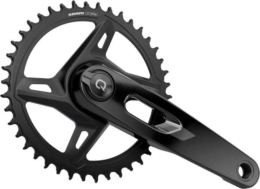 SRAM Rival 1x XPLR AXS Power Meter Wide Crankset - 165mm 12/13-Speed 42t 8-Bolt Direct Mount DUB PM Spindle BLK E1