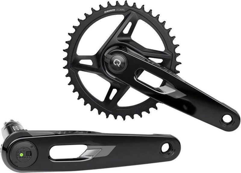 SRAM Rival 1x XPLR AXS Power Meter Wide Crankset - 172.5mm 12/13-Speed 42t 8-Bolt Direct Mount DUB PM Spindle BLK E1