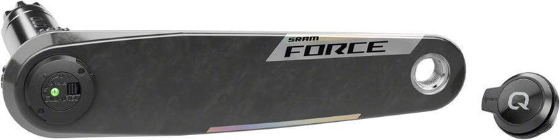 SRAM Force AXS Wide Left Crank Arm Power Meter Spindle Assembly - 170mm 12/13-Speed DUB PM Spindle Carbon E1