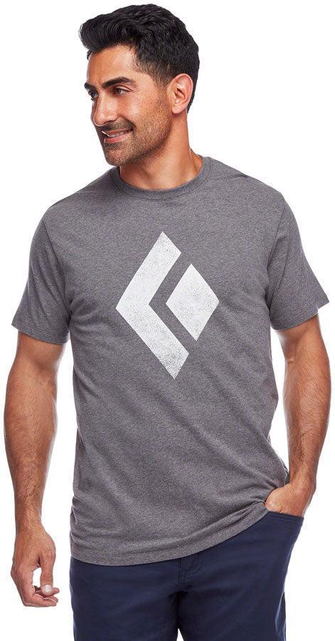 Black Diamond Chalked Up Tee - Charcoal Heather Men's Small