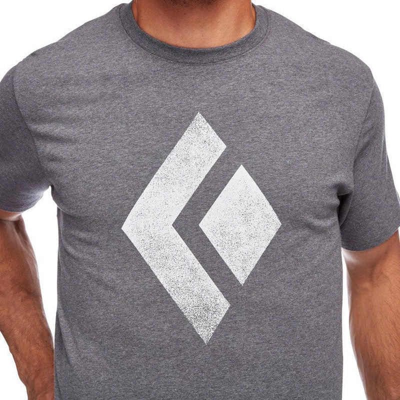 Black Diamond Chalked Up Tee - Charcoal Heather Men's Small