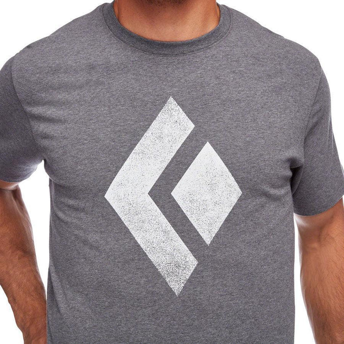 Black Diamond Chalked Up Tee - Charcoal Heather Men's Small