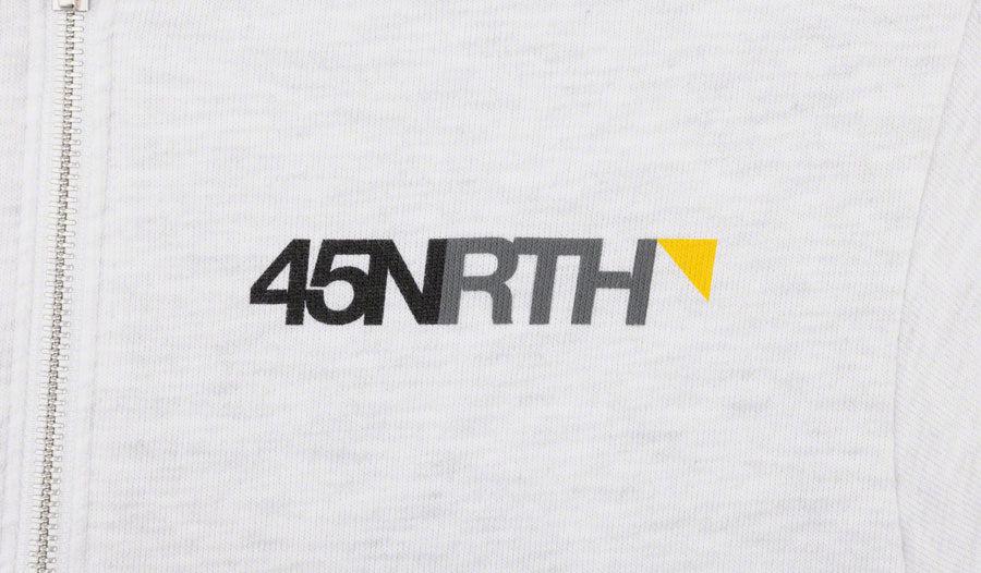 45NRTH Winter Wonder Zip Up Hoodie - Unisex Ash Medium