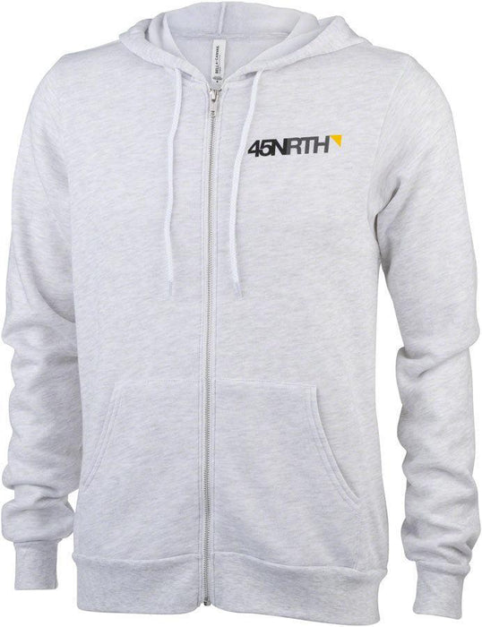 45NRTH Winter Wonder Zip Up Hoodie - Unisex Ash Medium