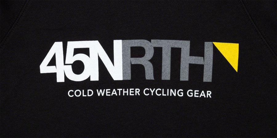 45NRTH Logo Pullover Hoodie - Unisex Black Small