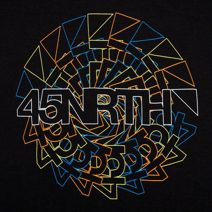 45NRTH Rune Wool T-Shirt - Unisex Black X-Large