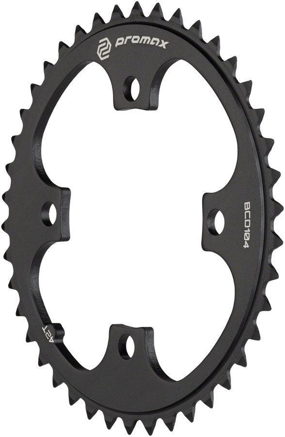 Promax 4-Bolt Chainring - 42t 104 BCD Black