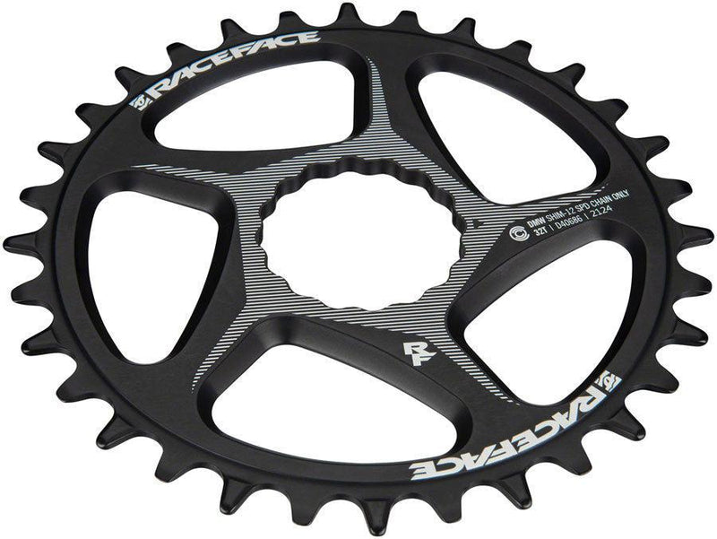 RaceFace Direct Mount Wide Chainring - 34t DM CINCH For Shimano 12-Speed HG+ Compatible Chain BLK