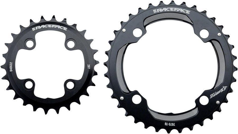 Race Face Turbine 11sp Ring Set 64/104 36/26T Black