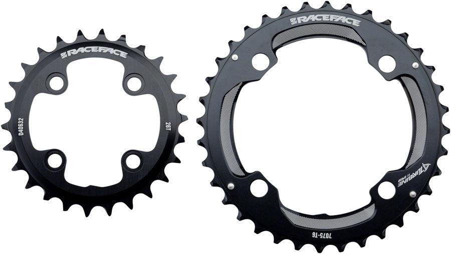 Race Face Turbine 11sp Ring Set 64/104 36/26T Black