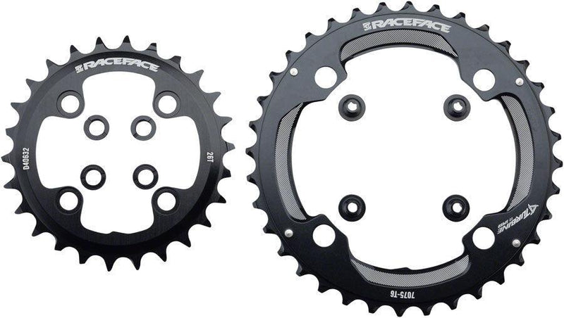 Race Face Turbine 11sp Ring Set 64/104 34/24T Black