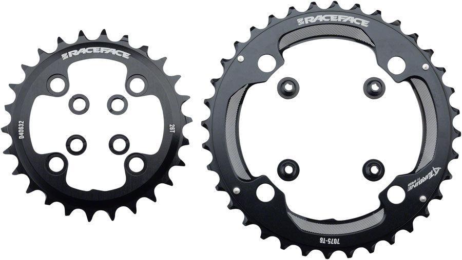 Race Face Turbine 11sp Ring Set 64/104 36/26T Black