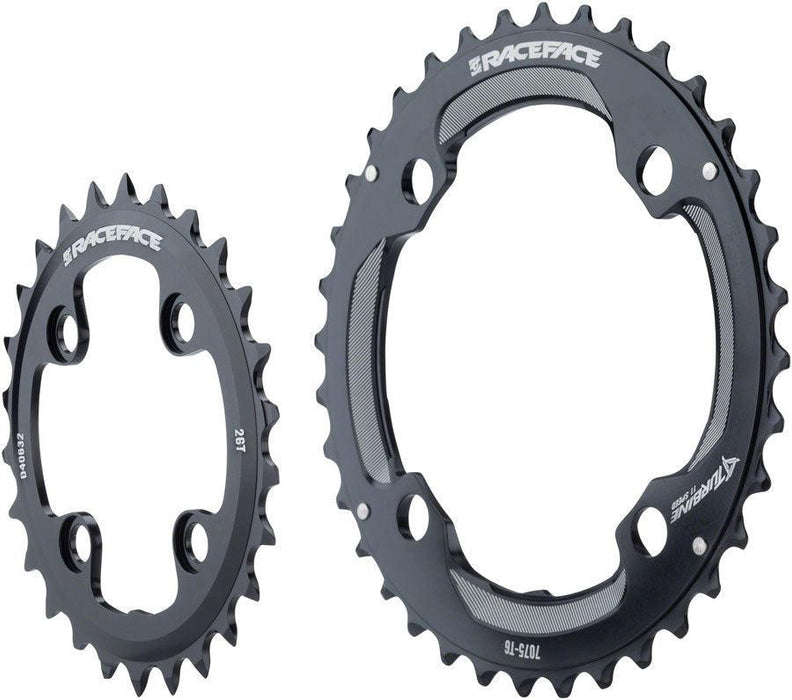 Race Face Turbine 11sp Ring Set 64/104 36/26T Black