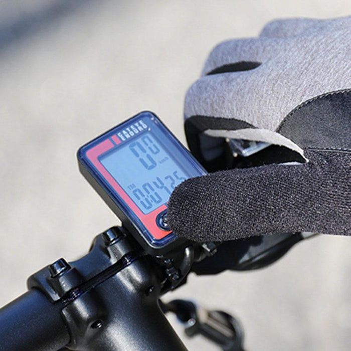 Cateye Enduro Wired Computer - Black/Red