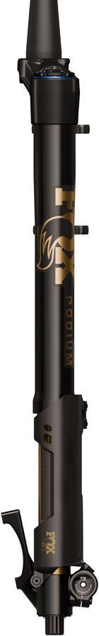 FOX Factory Podium Inverted Suspension Fork - 29" 170 mm 20TA x 110 mm 44mm Offset GRIP X2 68HT Crown BLK/Podium Gold
