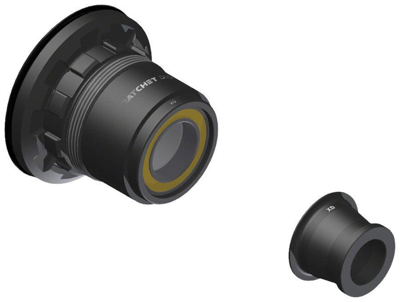 DT Swiss Ratchet DEG Freehub Body - SRAM XD Light Aluminum Ceramic Ball Bearing w/ End Cap 12 x 148 mm