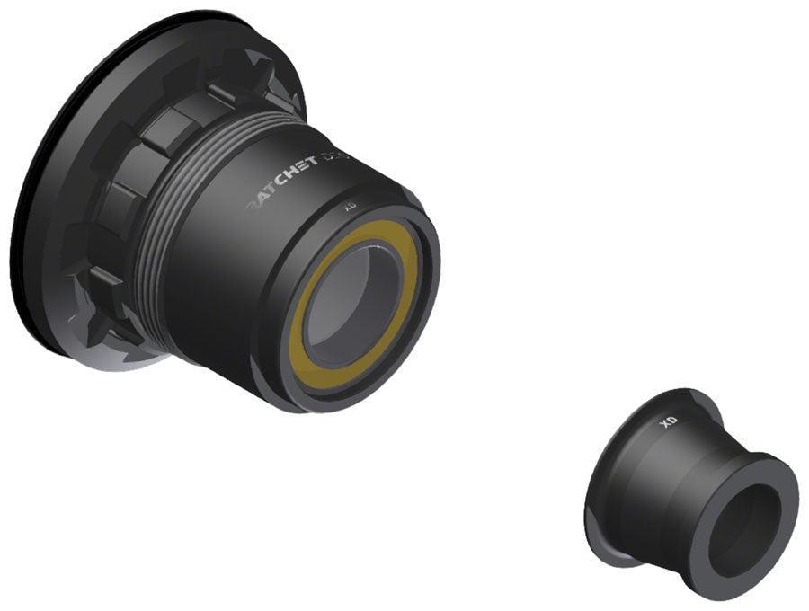 DT Swiss Ratchet DEG Freehub Body - SRAM XD Light Aluminum Ceramic Ball Bearing w/ End Cap 12 x 148 mm