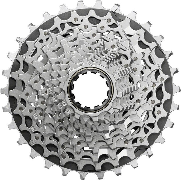 SRAM Force XG-1270 Cassette - 12-Speed 10-30t Silver For XDR Driver Body E1