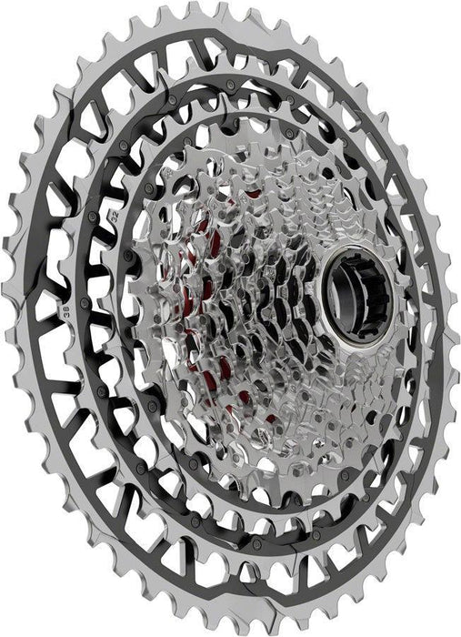 SRAM Force XPLR XG-1371 Cassette - 13-Speed 10-46t For XDR Driver Silver E1