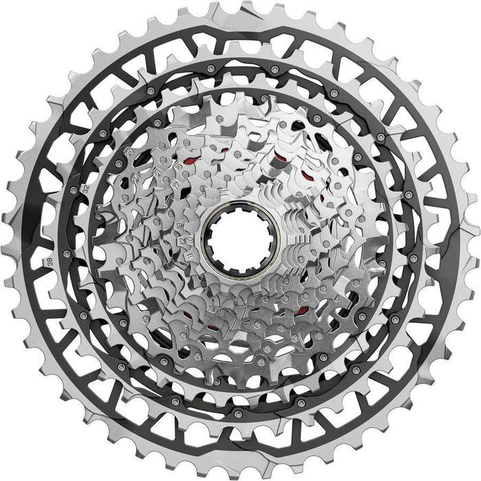 SRAM Force XPLR XG-1371 Cassette - 13-Speed 10-46t For XDR Driver Silver E1