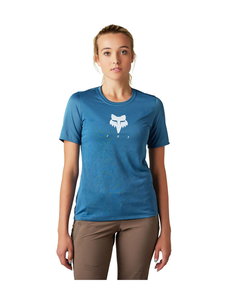 Fox Racing Ranger TruDri Women Medium Dark Blue Jersey