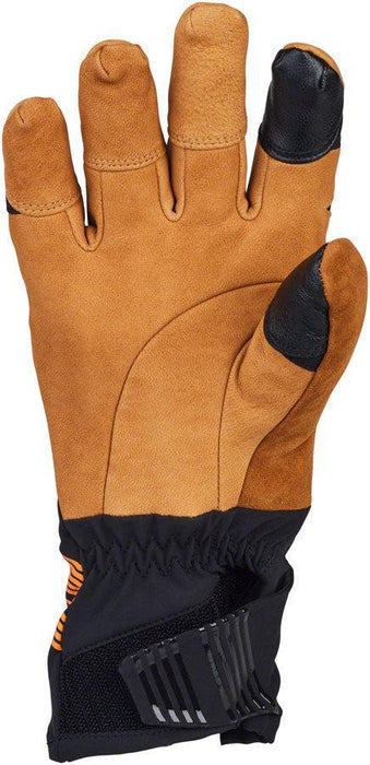 45NRTH 2024 Sturmfist 5 LTR Leather Gloves - Tan/Black Full Finger Small