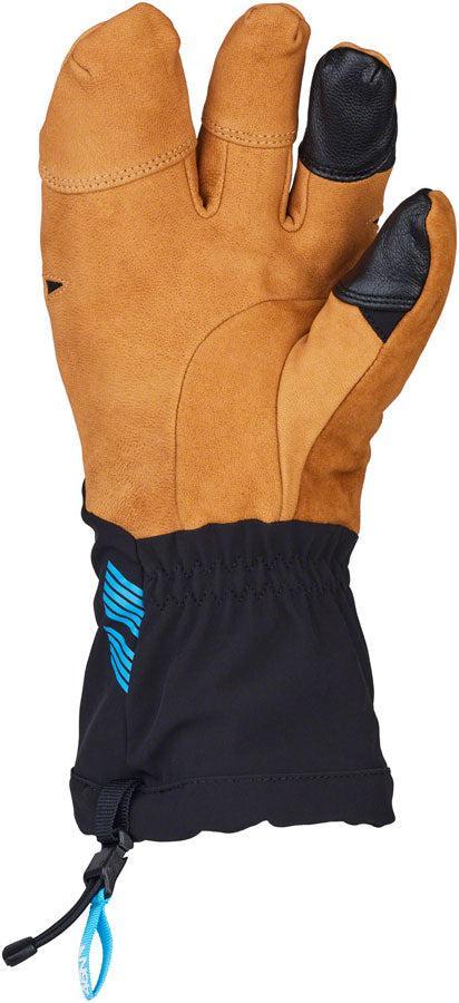 45NRTH 2024 Sturmfist 4 LTR Leather Gloves - Tan/Black Lobster Style Small