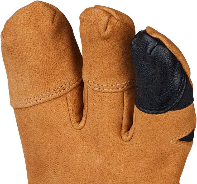 45NRTH 2024 Sturmfist 4 LTR Leather Gloves - Tan/BLK Lobster Style 2X-Large