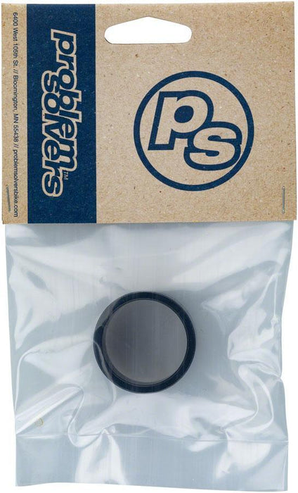 Problem Solvers Headset Stack Spacer - 25.4 20mm Aluminum Black Sold Each