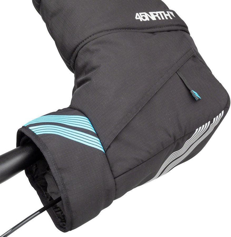 45NRTH Cobrafist Flat Bar Pogies - Black