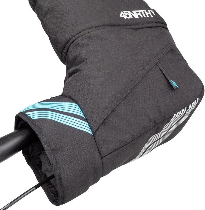 45NRTH Cobrafist Flat Bar Pogies - Black