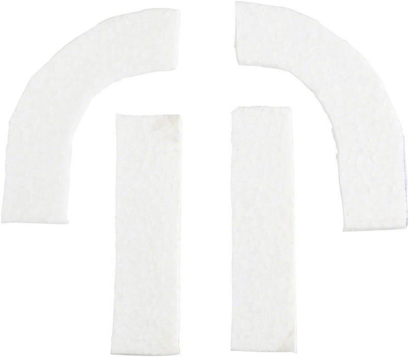 Jagwire Pro Anti-Vibration Handlebar Pad Set - eTPU Foam For Drop Bars White