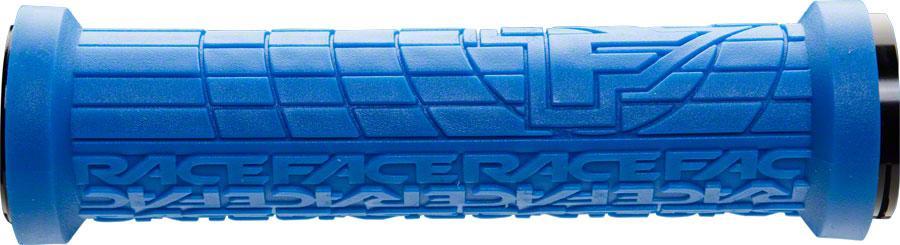 RaceFace Grippler Grips - Blue Lock-On 30mm