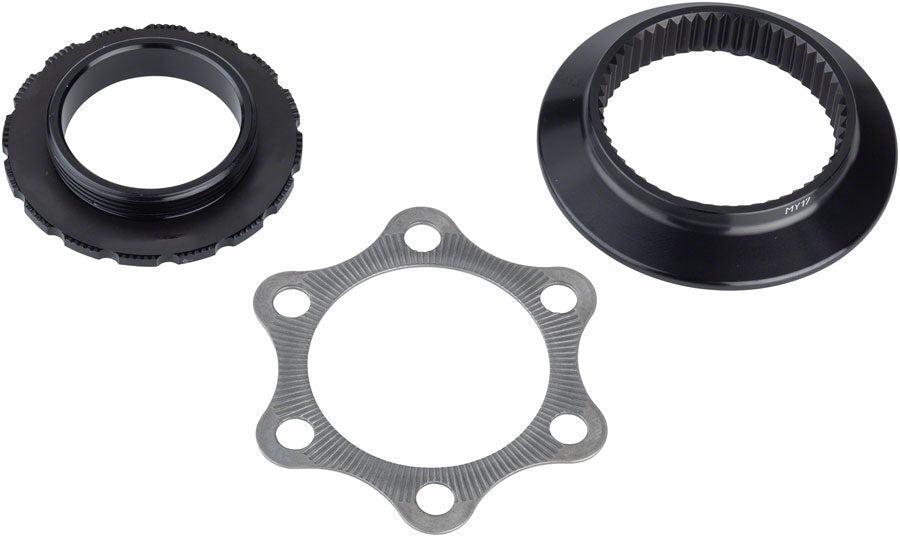 DT Swiss CL to 6-Bolt Adapter Most Road Hubs Black Each