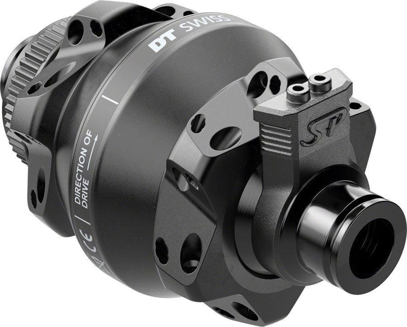DT Swiss 350 Front Hub - 12 x 100mm Center-Lock BLK 24H Dynamo Shutter 35P Straight Pull