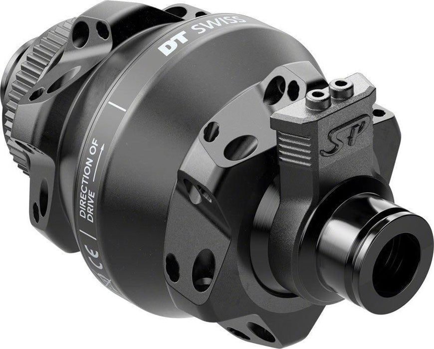 DT Swiss 350 Front Hub - 12 x 100mm Center-Lock BLK 24H Dynamo Shutter 35P Straight Pull