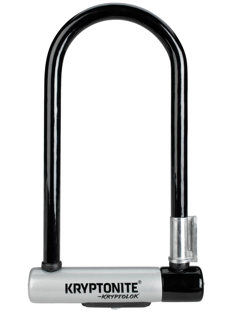 Kryptonite KryptoLok U-Lock - 4 x 9" Keyed Black Includes bracket