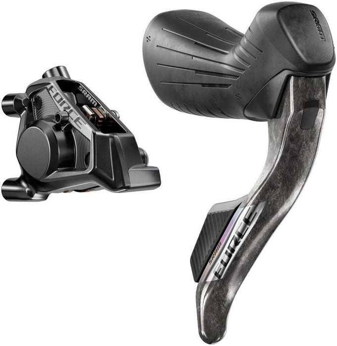 SRAM Force eTap AXS HRD Shift/Brake Lever Hydraulic Disc Caliper - Right/Rear Flat Mount 20mm Offset 1800mm Hose BLK E1