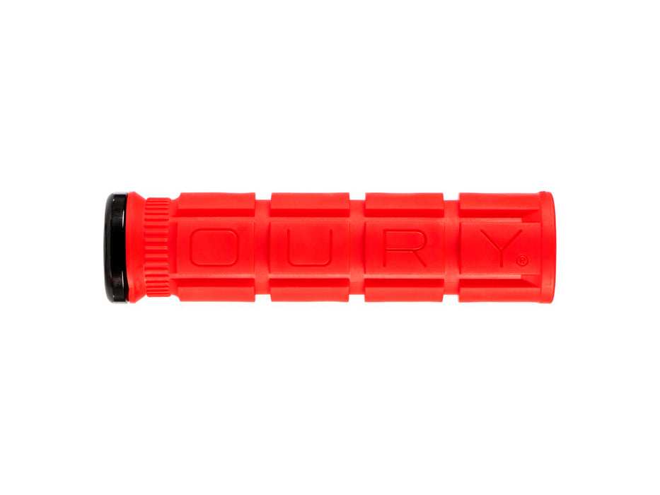 Oury Single-Sided V2 Lock-On Grips - Candy Red