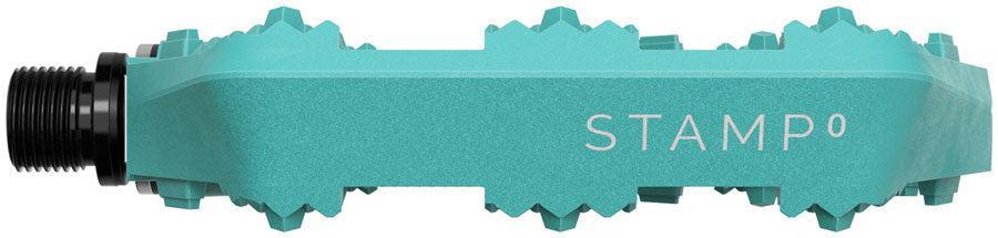Crankbrothers Stamp 0 Pedals - Platform Composite 9/16" Turquoise Large