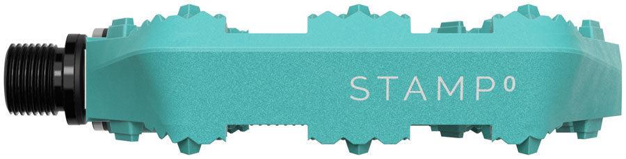 Crankbrothers Stamp 0 Pedals - Platform Composite 9/16" Turquoise Small