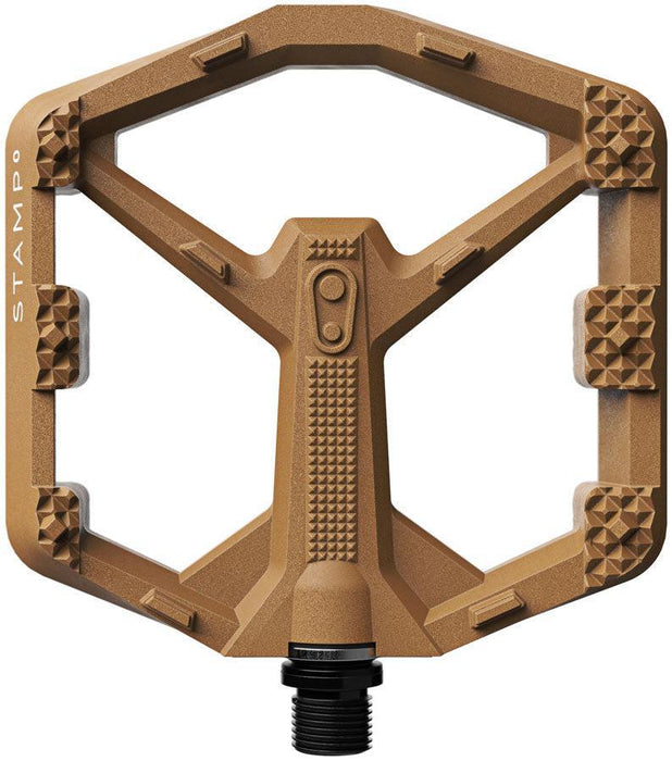 Crankbrothers Stamp 0 Pedals - Platform Composite 9/16" Brown Large