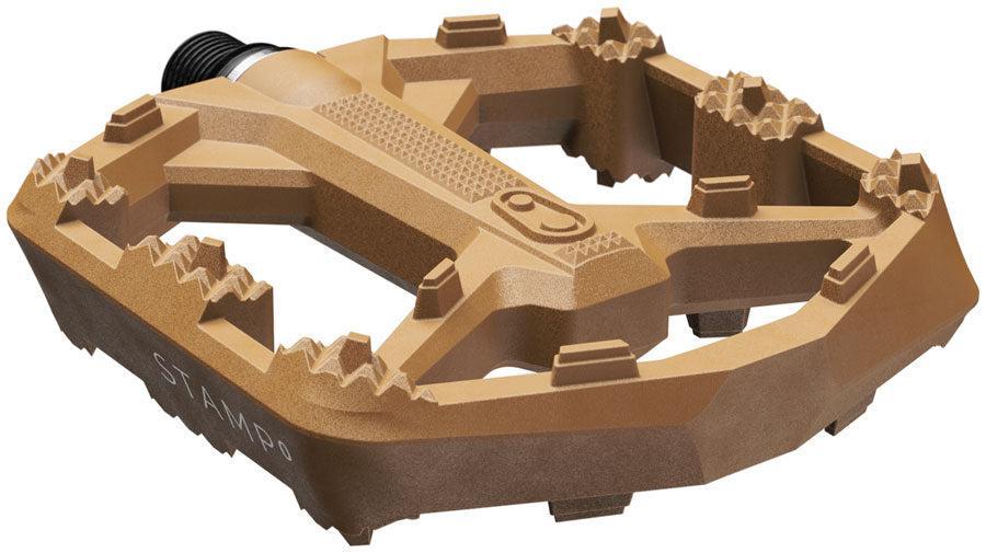 Crankbrothers Stamp 0 Pedals - Platform Composite 9/16" Brown Small