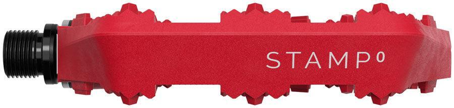 Crankbrothers Stamp 0 Pedals - Platform Composite 9/16" Bright Red Large