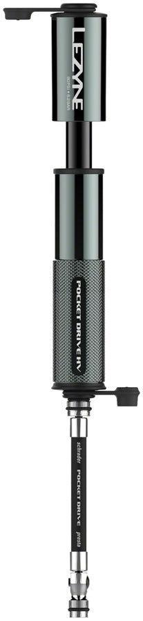Lezyne Pocket Drive HV Frame Pump - Gloss Lite Gray
