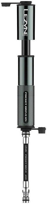 Lezyne Pocket Drive HV Frame Pump - Gloss Lite Gray
