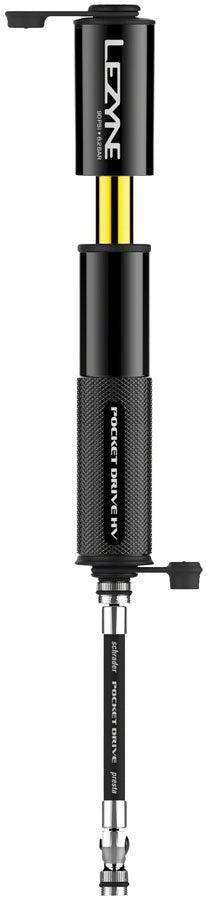 Lezyne Pocket Drive HV Frame Pump - Gloss Black