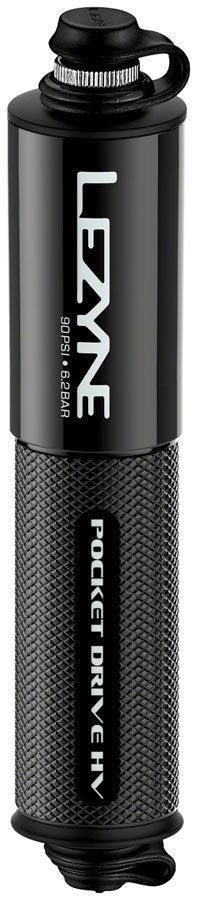 Lezyne Pocket Drive HV Frame Pump - Gloss Black